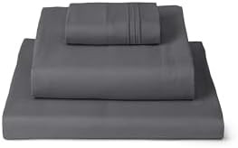 Mellanni Twin Sheets Set - 3 PC Iconic Collection Bedding | Hotel Luxury, Extra Soft, Cooling Bed... | Amazon (US)