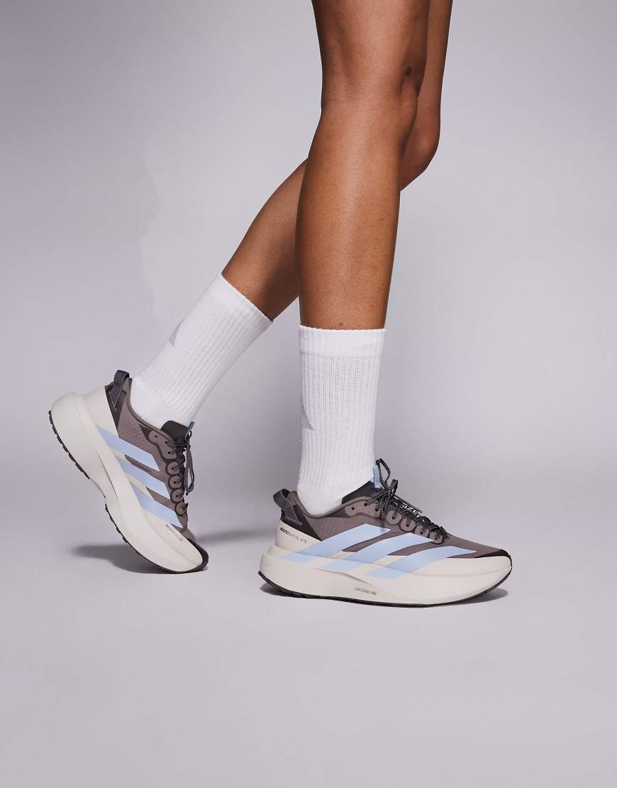 adidas Running Adizero EVO SL ATR in brown and blue | ASOS (Global)