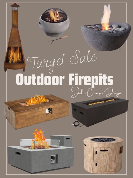 Firepits on sale at target right now!!

#LTKhome #LTKxTarget #LTKSeasonal