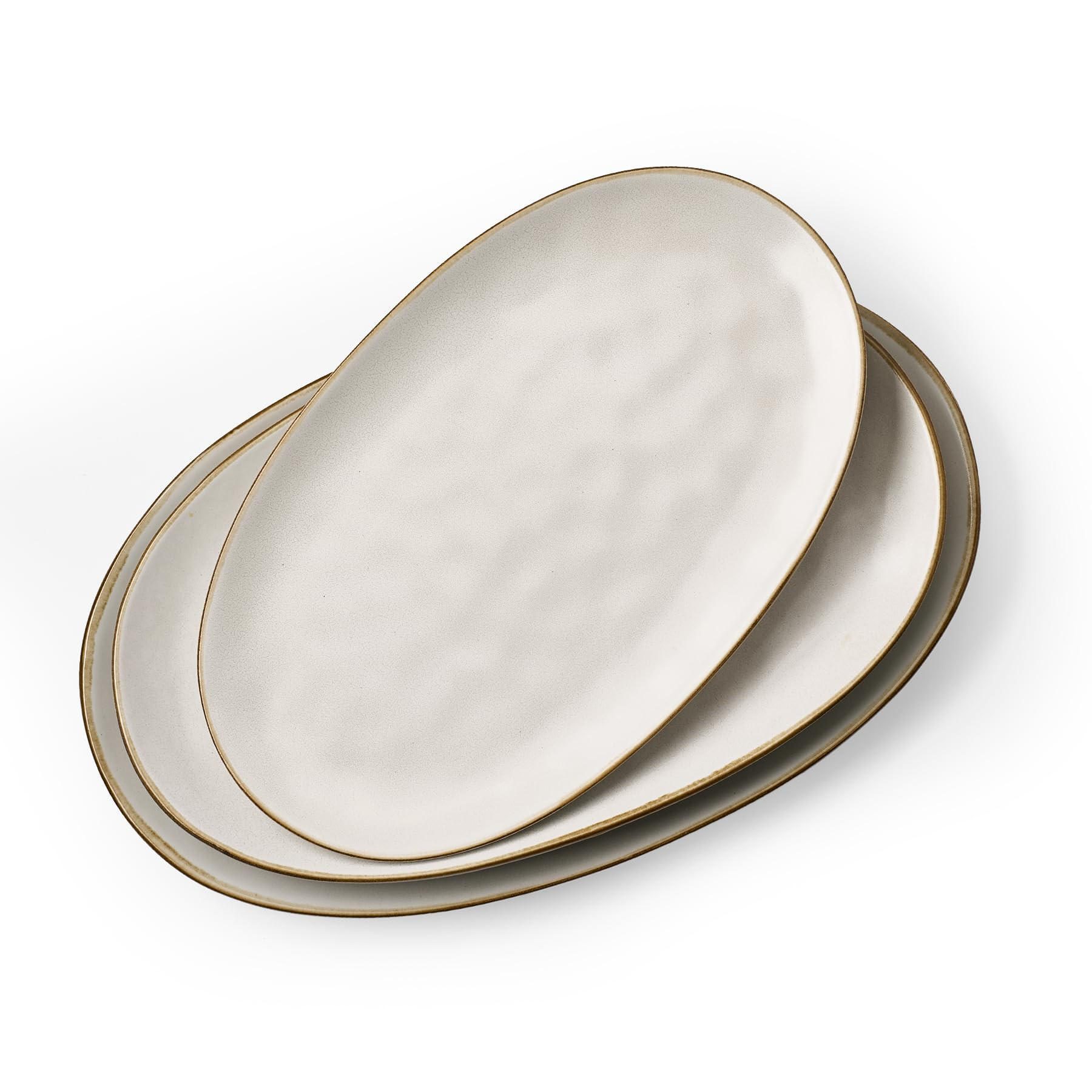 famiware Serving Platter, Oval 15.59/14.3/12.9inch Serving Dishes for Entertaining, Serving Bowls... | Amazon (US)
