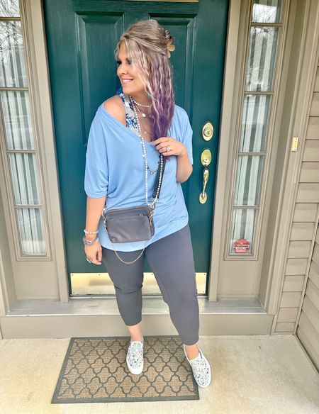✨SIZING•PRODUCT INFO✨
⏺ Blue V-Neck Tunic Shirt - sized up to an XL so it would be oversized (my true is M) - Walmart 
⏺ Gray Athleisure Joggers - XL - TTS - Walmart 
⏺ Gray Crossbody - Amazon 
⏺ Tank Style Bralette/Sports Bra - TTS - Walmart 
⏺ Blue Statement Earrings - SHEIN
⏺ Layered Necklace - Victoria Emerson
⏺ Marble & White Beaded Necklace - Amazon 
⏺ Flower Hair Clip - SHEIN 
⏺ Colorful Heishi Bead Bracelets - Coco’s Beads 
⏺ Denim Platform Slip on Vans - linked similar 

📍Say hi on YouTube•Tiktok•Instagram ✨”Jen the Realfluencer | Decent at Style”

👋🏼 Thanks for stopping by, I’m excited we get to shop together!

🛍 🛒 HAPPY SHOPPING! 🤩

#walmart #walmartfinds #walmartfind #walmartfall #founditatwalmart #walmart style #walmartfashion #walmartoutfit #walmartlook  #casual #casualoutfit #casualfashion #casualstyle #casuallook #weekend #weekendoutfit #weekendoutfitidea #weekendfashion #weekendstyle #weekendlook #travel #traveloutfit #travelstyle #travelfashion #airport #airportoutfit #airportstyle #airportfashion #travellook #airportlook #joggers #style #fashion #joggersoutfit #joggeroutfit #joggerslook #joggerlook #joggersstyle #joggerstyle #joggersfashion #joggerfashion #joggeroutfitinspiration #joggersoutfitinspiration #joggerinspo #joggeroutfitinspo #joggersoutfitinspo #vans #vansshoes #vanssneakers #shoes #sneakers #slip #on #slipon #slipons #vansslipon #vansslipons #high #tops #hightops #hightopsneakers #vanshightops #vansoutfit #vansoutfit #vansoutfitidea #vansoutfitinspo #vansoutfitinspiration #vanslook #vansstyle #vansfashion #lookwithvans #outfitwithvans #sneakersfashion #sneakerfashion #sneakersoutfit #tennis #shoes #tennisshoes #sneakerslook #sneakeroutfit #sneakerlook #sneakerslook #sneakersstyle #sneakerstyle #sneaker #sneakers #outfit #inspo #sneakersinspo #sneakerinspo #sneakerinspiration #sneakersinspiration  
#under10 #under20 #under30 #under40 #under50 #under60 #under75 #under100 

#LTKunder50 #LTKSeasonal #LTKcurves