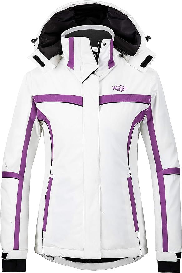 Wantdo Women's Waterproof Ski Jacket Warm Winter Snow Coat Windproof Snowboarding Jackets Insulat... | Amazon (US)