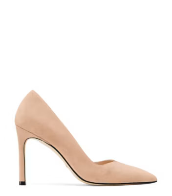 Stuart Weitzman Anny Pumps, Adobe Beige Suede, Size: 10 Narrow | Stuart Weitzman (US)