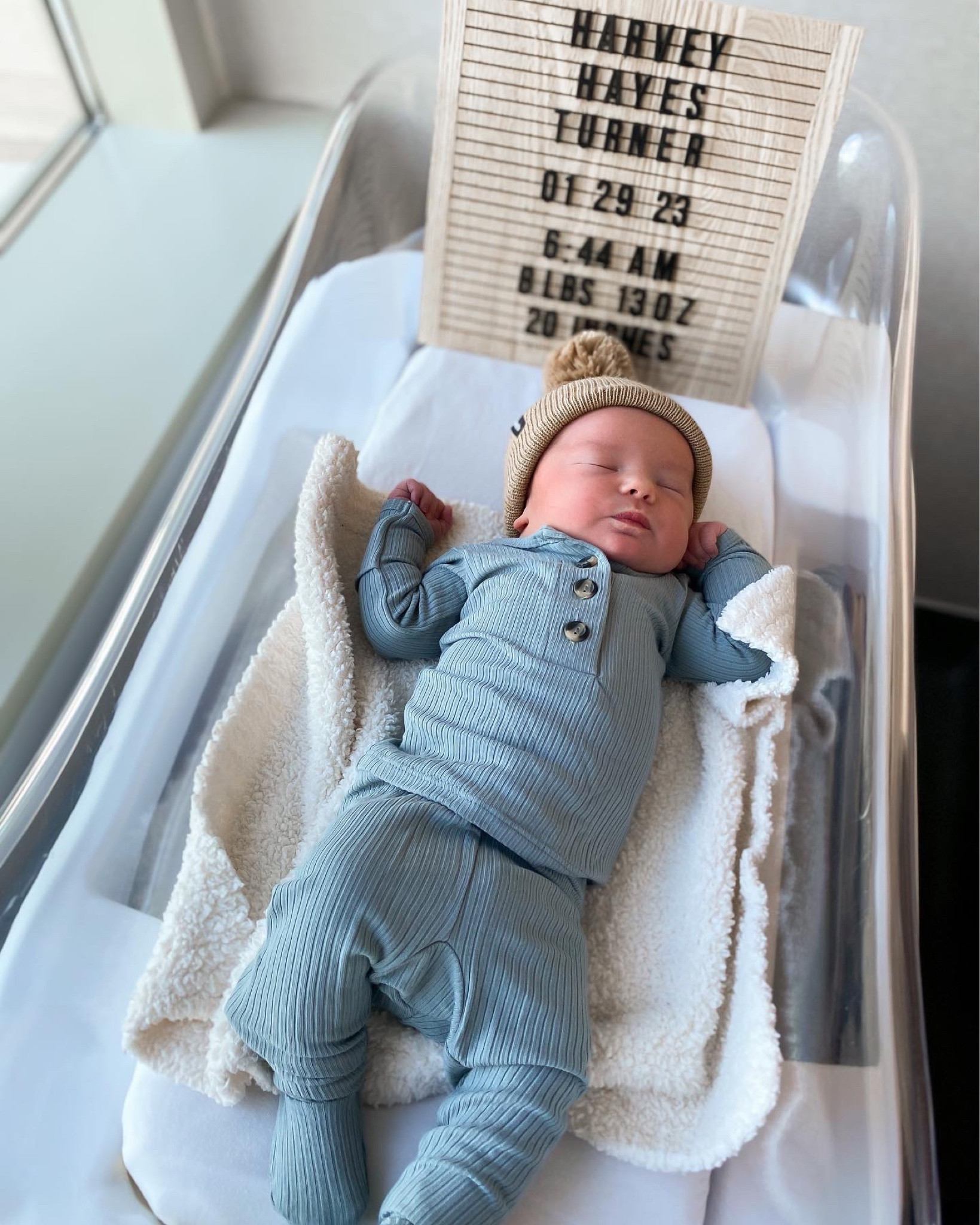 Newborn baby boy 
Harvey is wearing Ford Lou Lou & Company top and bottoms. I linked a similar option, not ribbed until it’s back in stock. 
Beanie is from Slouch Headwear.

Mama / maternity / pregnancy / postpartum / first time mom / mommy / mommy and me / mini / babe / baby girl / baby boy / boy nursery / nursery / neutral nursery / baby blanket / hospital bag / diaper bag / baby must have / registry / baby registry / going home outfit / nurses basket / newborn photos 

#LTKbump #LTKFind #LTKbaby