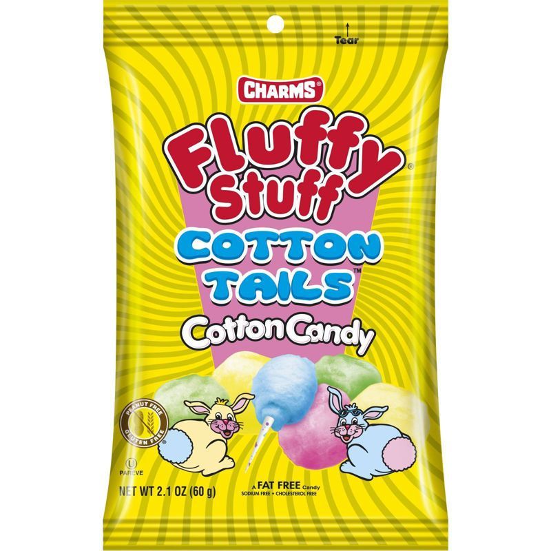 Fluffy Stuffy Easter Cotton Tails Cotton Candy - 2.1oz | Target