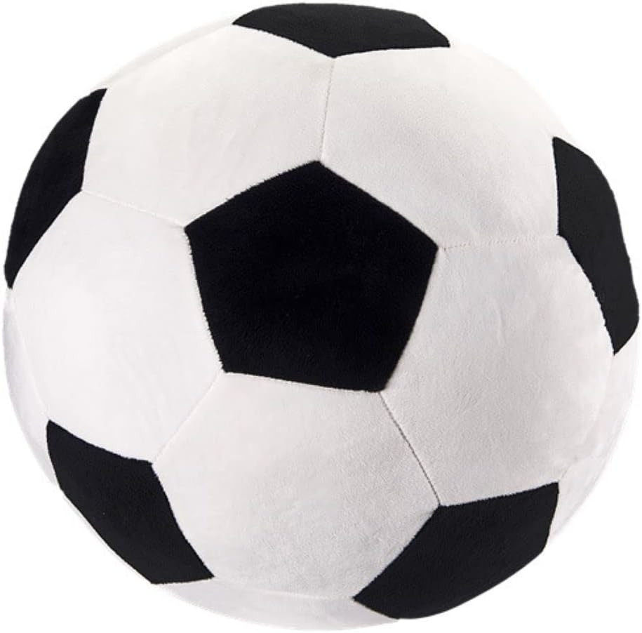 Plush Soccer Ball, 11.8" Soft Soccer Stuffed Toy Soccerball Throw Pillow Fluffy Football Plushies... | Amazon (US)