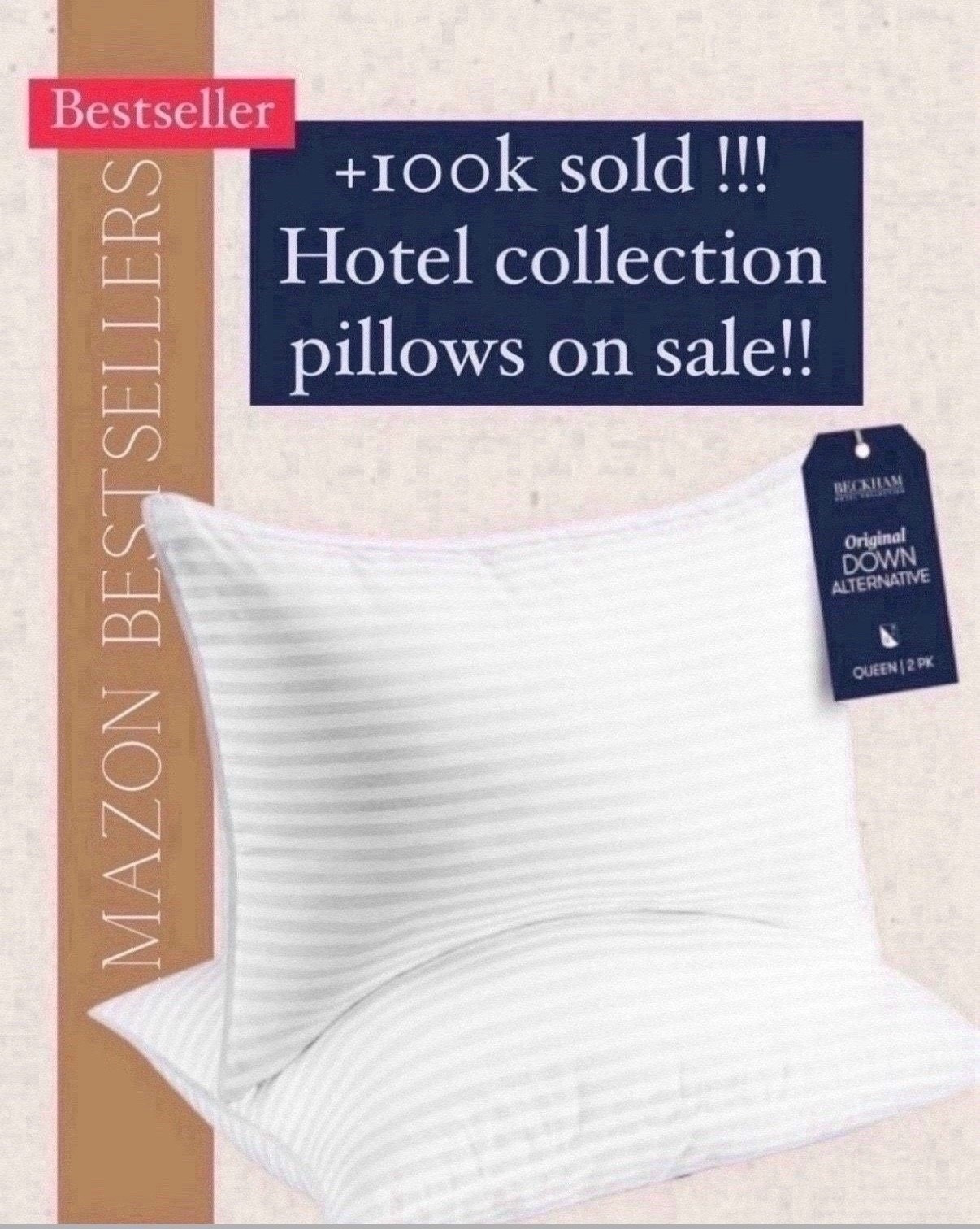 This hotel collection pillow has been a most loved bestseller and if you are in the market for new pillows then you should take a look.  There is a deal on it right now
