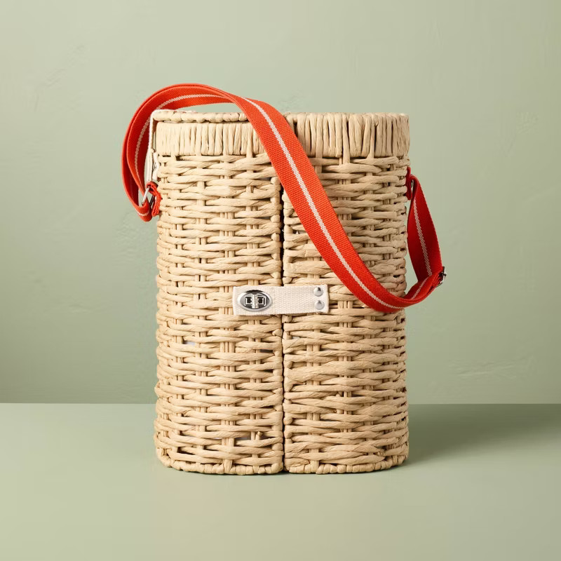 Woven Bottle Carrier - Hearth & Hand™ with Magnolia | Target