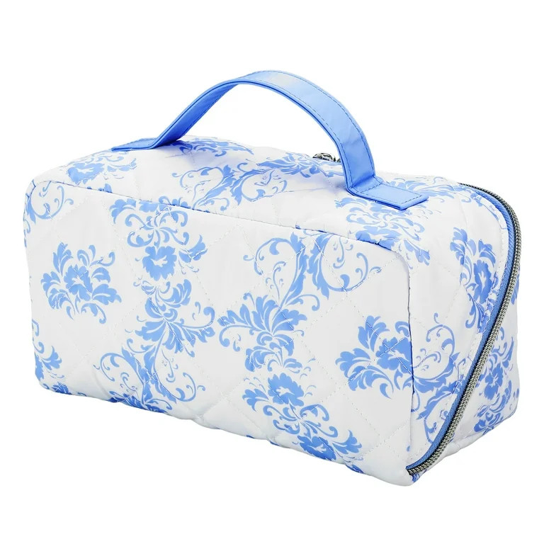 Cosmetic Bag for Travel and Makeup, Cosmetic Bag for Women Zipper Pouch Travel Cosmetic Organizer... | Walmart (US)