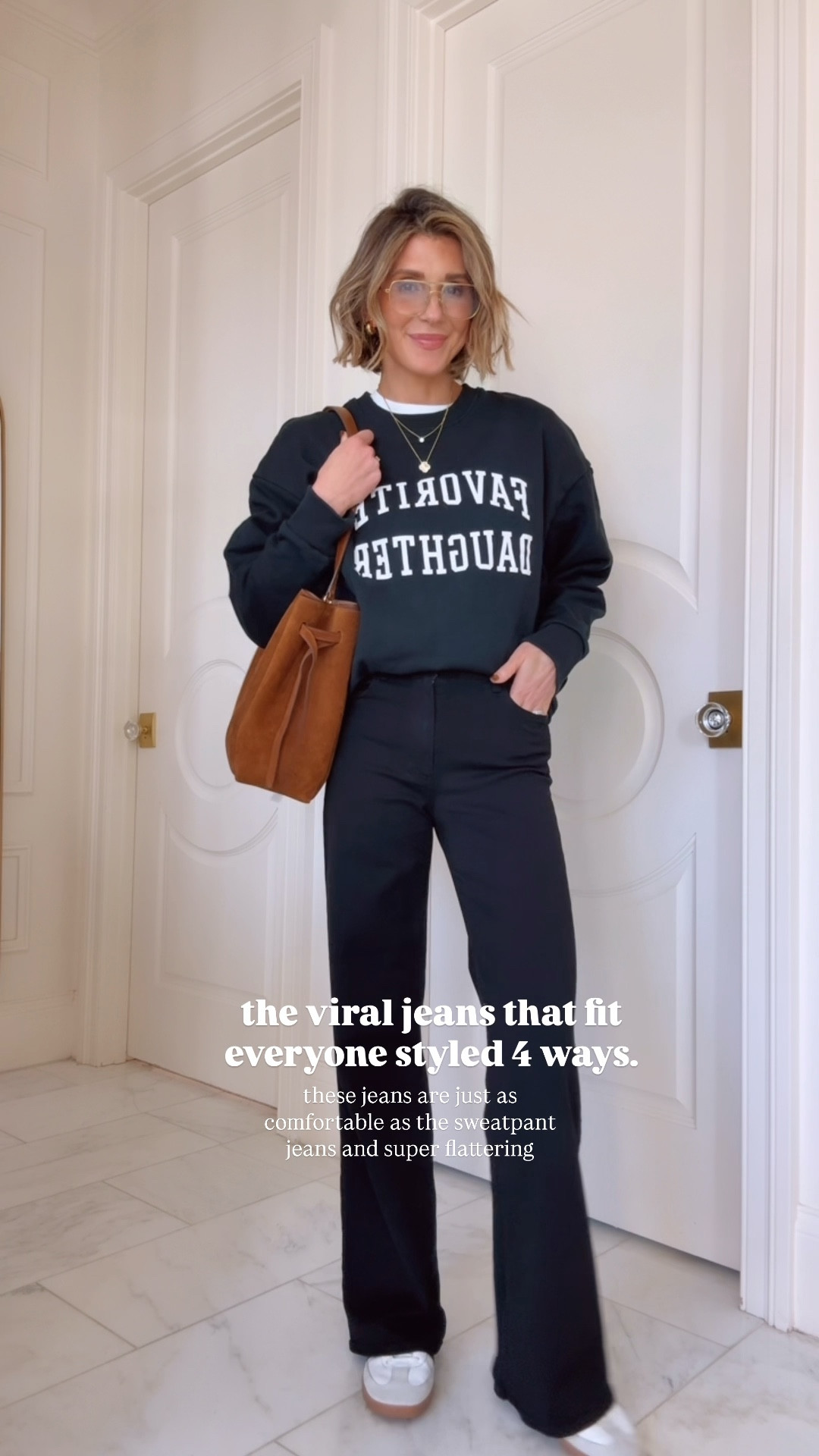 I'm 5'7 wearing size 25 fit tts - ythese will easily become your favorite jeans. They went viral for a reason! Everyone loves them 