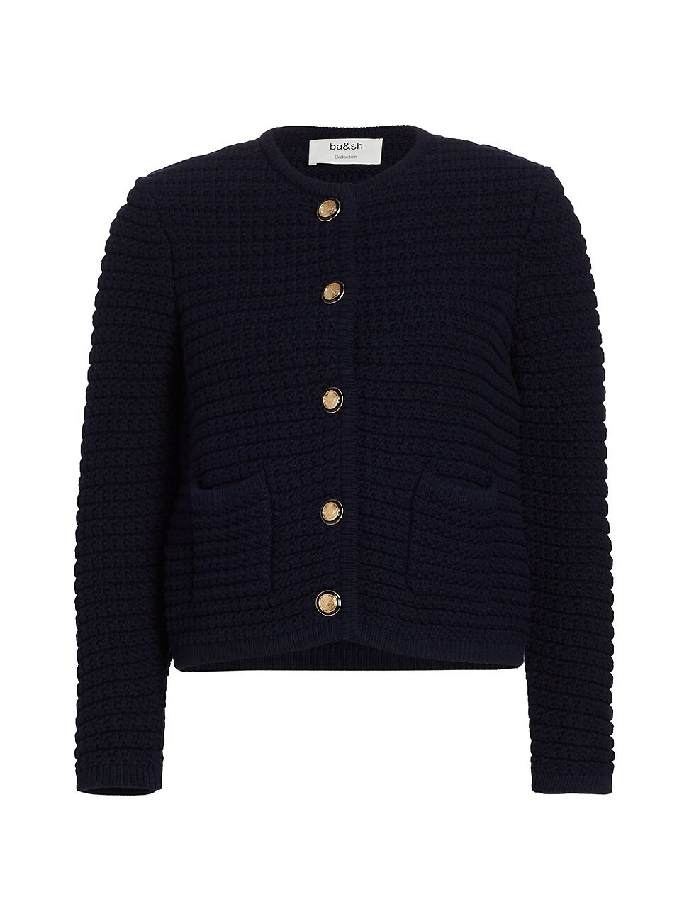 Women's Gaspard Knit Cotton-Blend Cardigan - Marine - Size XS | Saks Fifth Avenue