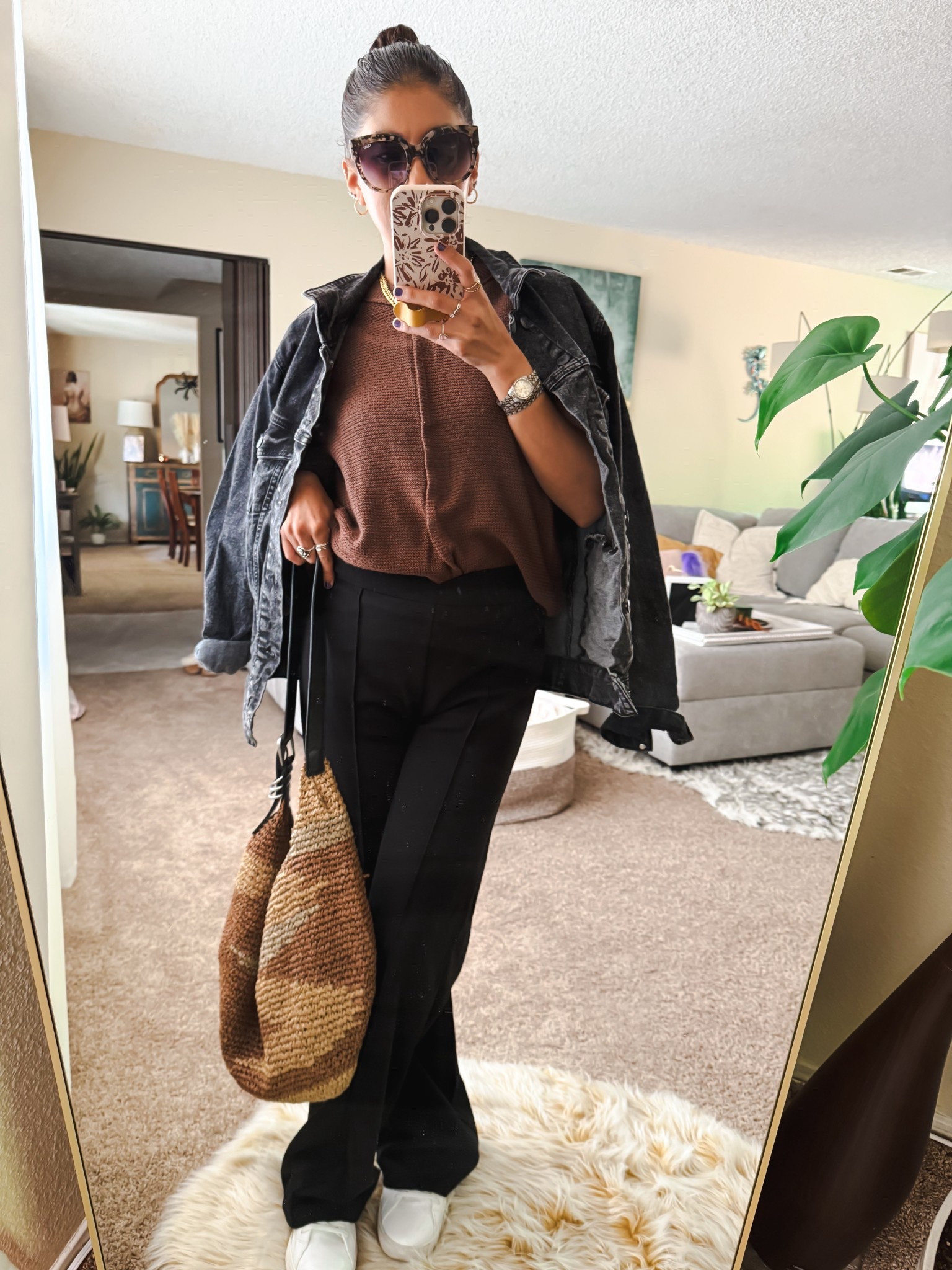 This trending look is my fall staple 🍂 — a soft, high-quality sweater vest paired with the comfiest dress pants that feel like yoga pants 🙌🏼 Perfect balance of cozy and chic! Styled with sneakers, an oversized denim jacket, and sunglasses for that effortless vibe 😎 Whether you’re headed to the office, teaching, working from home, or just out for a casual day — this look does it all. 💼✨

fall outfit, fall fashion, fall staple look, sweater vest outfit, soft sweater vest, trendy fall outfit, comfy dress pants, yoga pant dress pants, casual work outfit, office outfit, teacher outfit, work from home outfit, denim jacket outfit, casual fall look, everyday fall outfit, LTK fall looks, fall outfit ideas, effortless fall style, cozy chic outfit

#LTKGiftGuide #LTKSeasonal #LTKHoliday