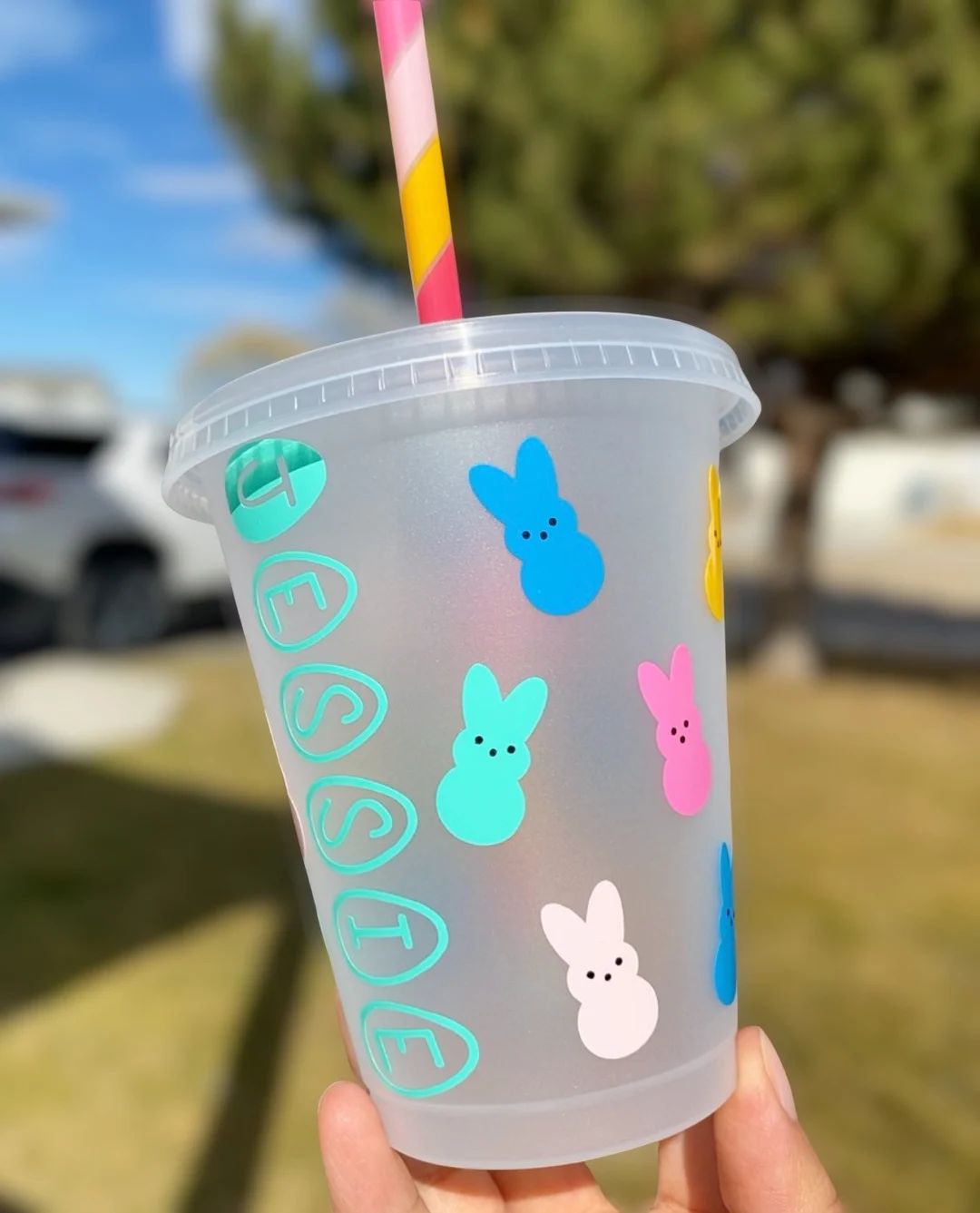 Easter Kids Cup | Easter Gift | Personalized Kids Cup | Reusable Kids Tumbler | Etsy (US)
