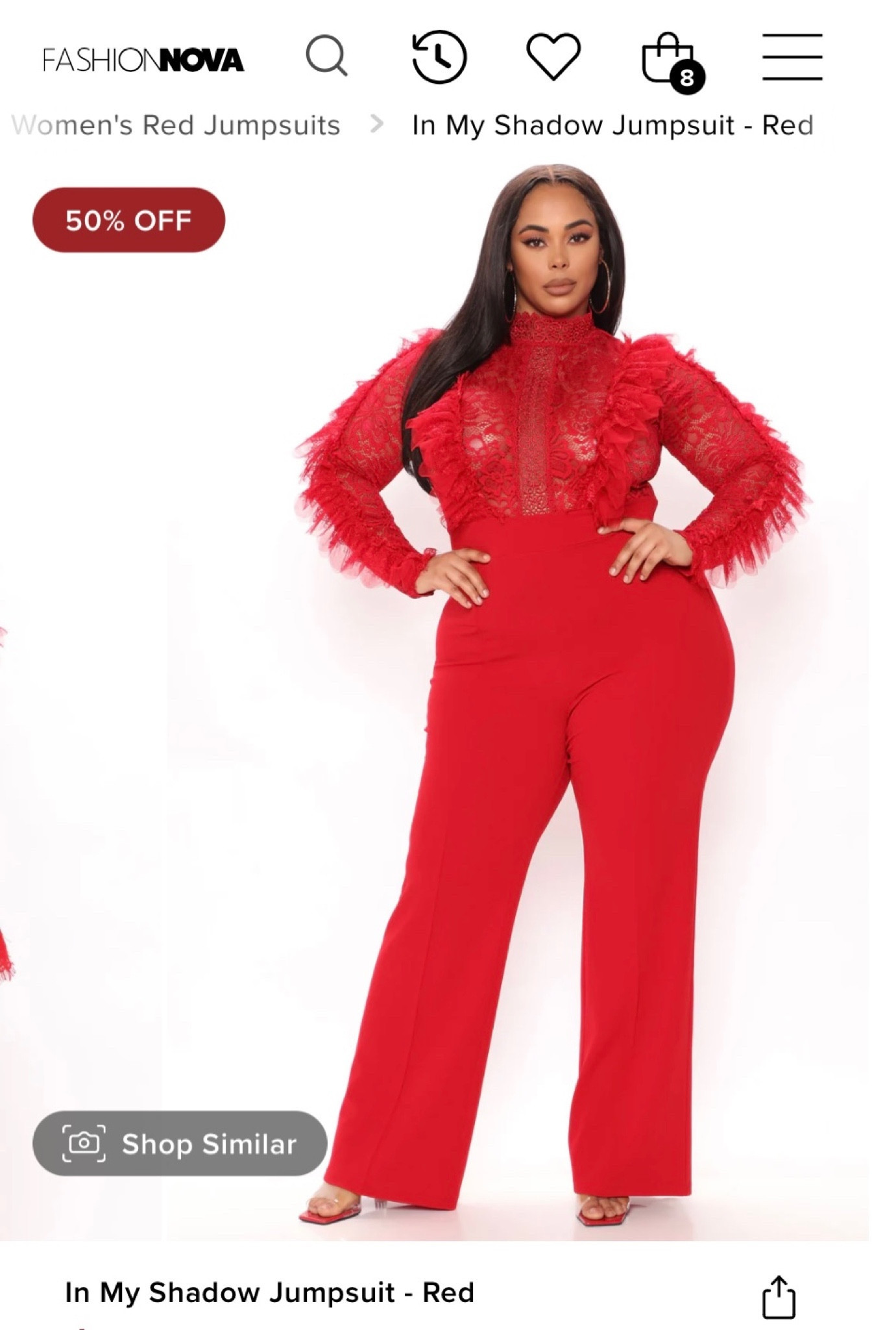 ✨Red is this fall’s trending color and this jumpsuit from Fashion Nova is on trend, perfect for a night out or those upcoming holiday events!🎄✨🎉. I’m a jumpsuit girl, and I just love a good jumpsuit that compliment my curves🥰. This jumpsuit does just that (check out my reel @_preettyscorpio). This jumpsuit comes in the color black as well. This red jumpsuit is sold out in most sizes, however; I found an exact replica on Amazon ❤️.  I also found some other affordable options that are perfect for those holiday events!🎁🎄. See links to shop🛍️.

#LTKHoliday #LTKmidsize #LTKsalealert