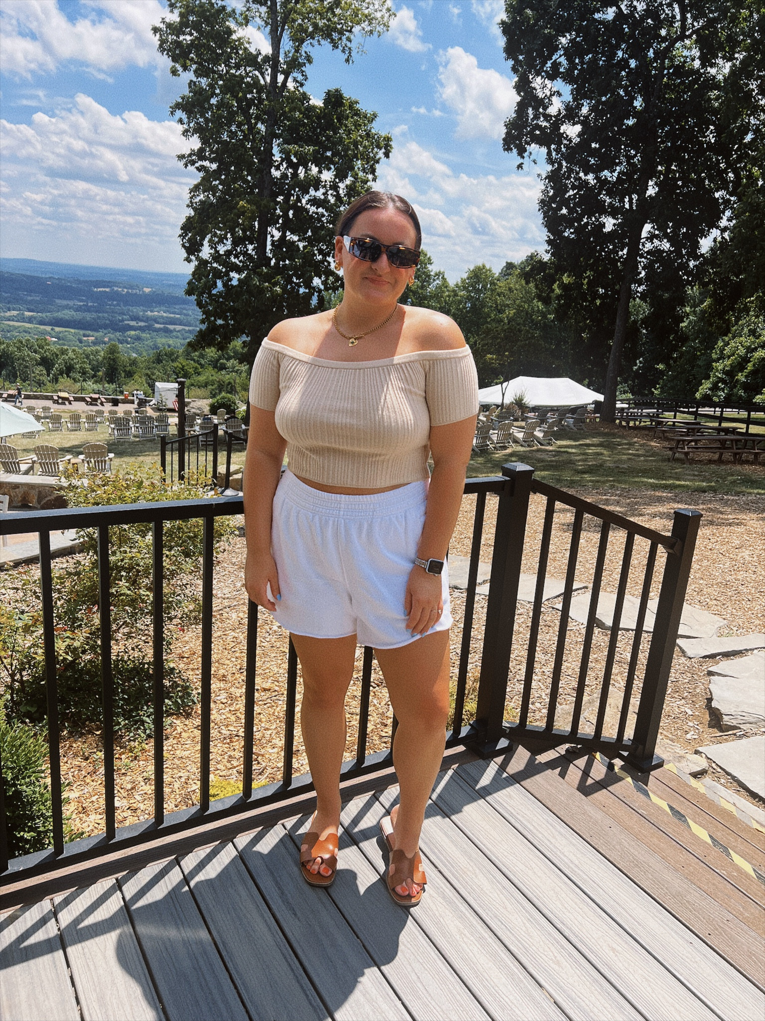 Top | L
Shorts | M
Shoes | sized up one full size 

#LTKMidsize #LTKFindsUnder50 #LTKStyleTip