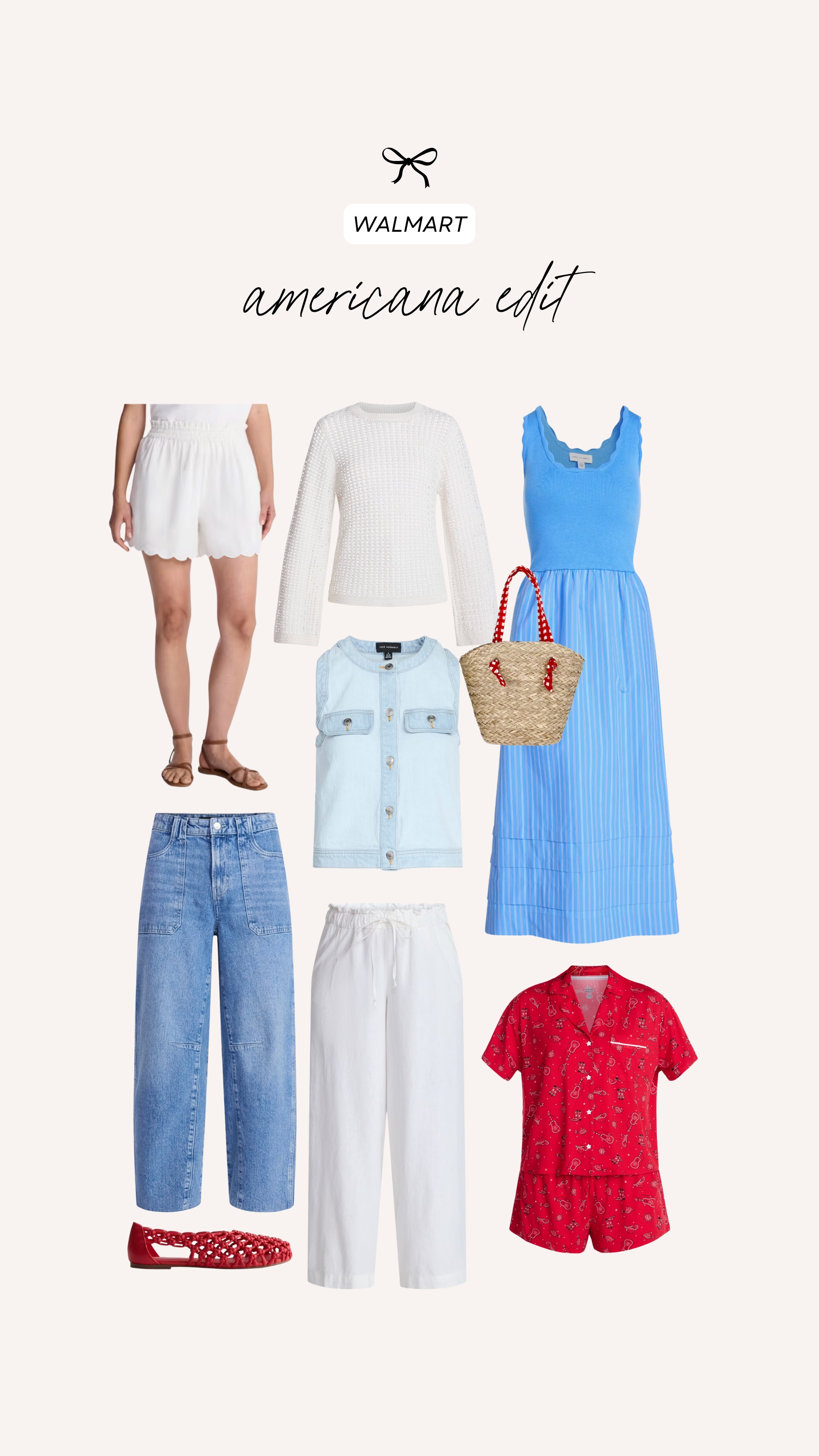 Red, white and blue for summer- all from Walmart!

affordable summer outfits, walmart fashion, walmart finds 

 #LTKootd #LTKSeasonal