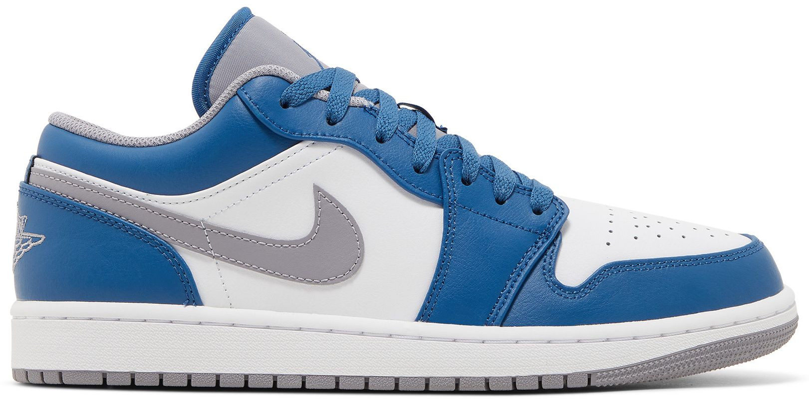 Air Jordan 1 Low 'True Blue Cement' | GOAT