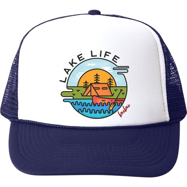 Lake Life Hat, Navy | Maisonette