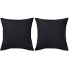 IKEA Cushion Throw Pillow Cover Gurli 20 X 20 (2, Black) | Amazon (US)