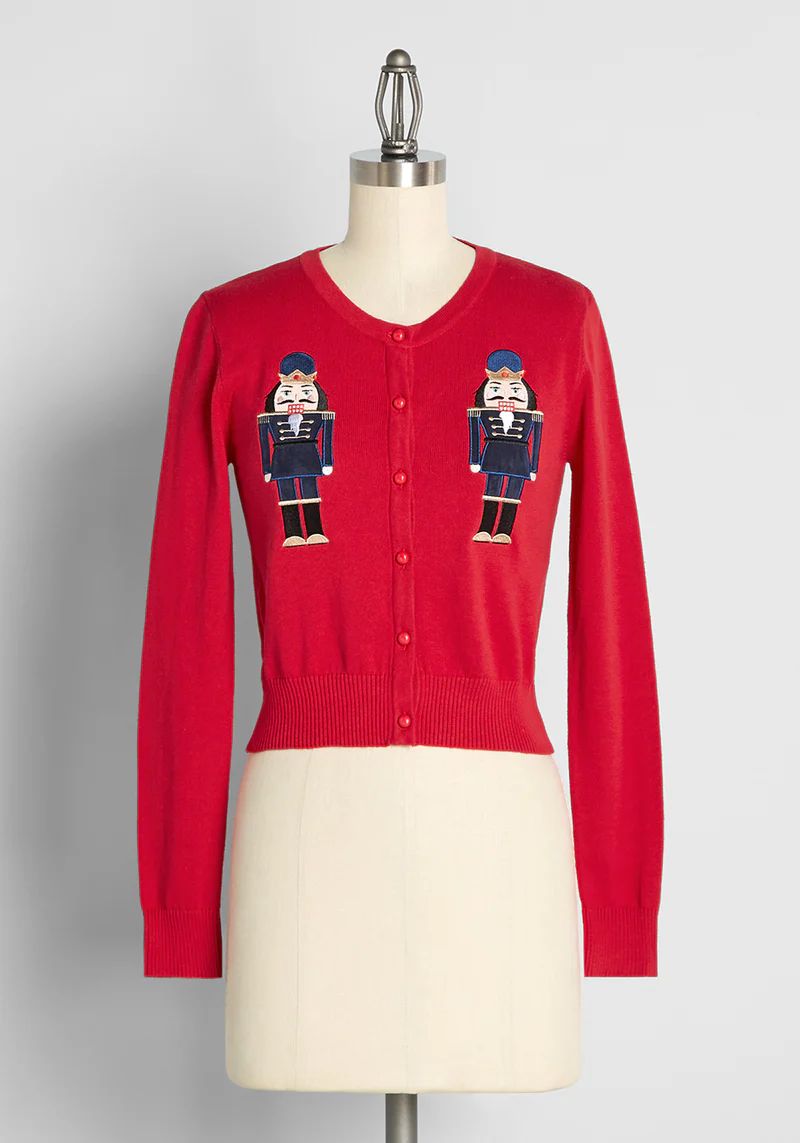 My Toy Soldier Embroidered Cardigan | ModCloth