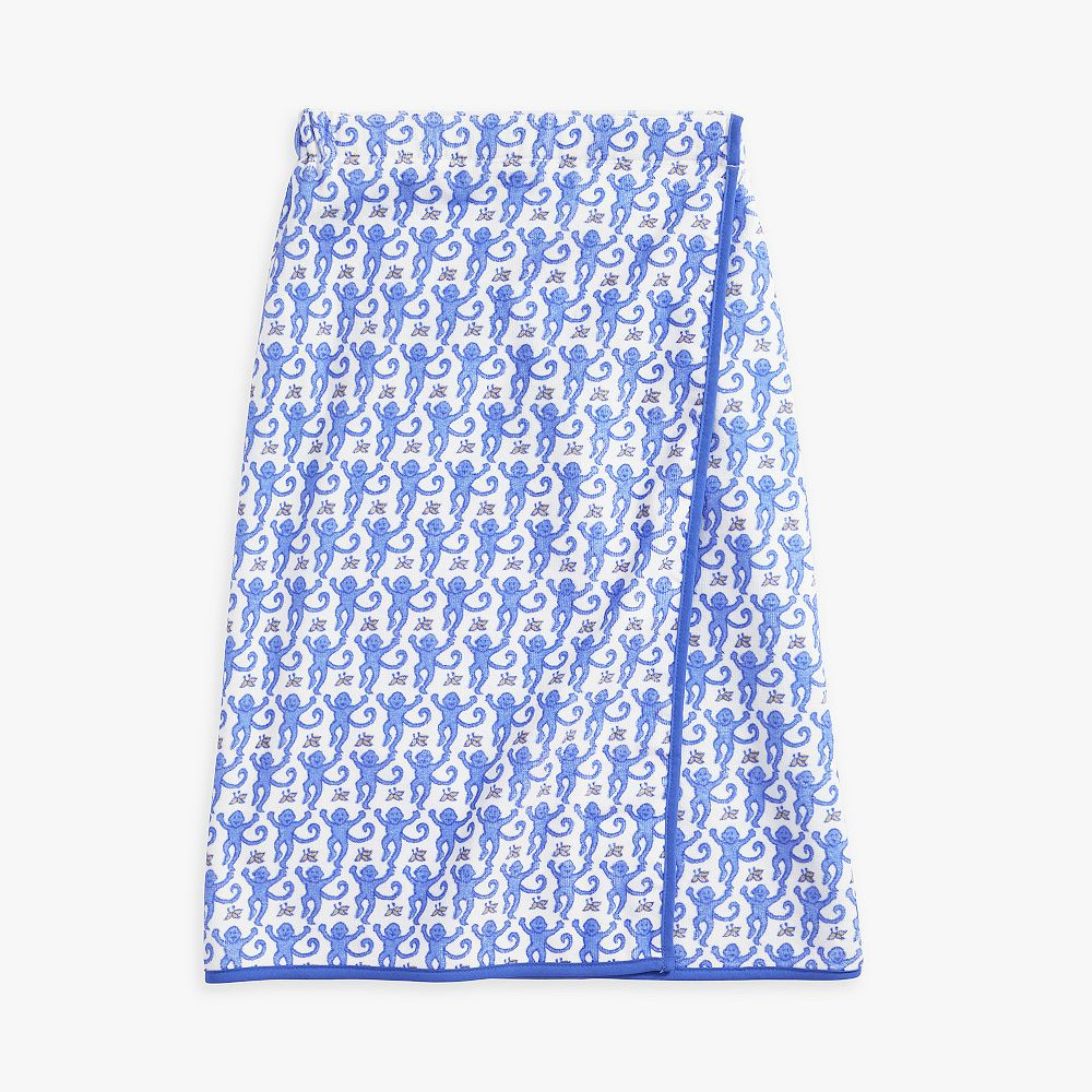 Roller Rabbit Monkey Bath Wrap | Pottery Barn Teen