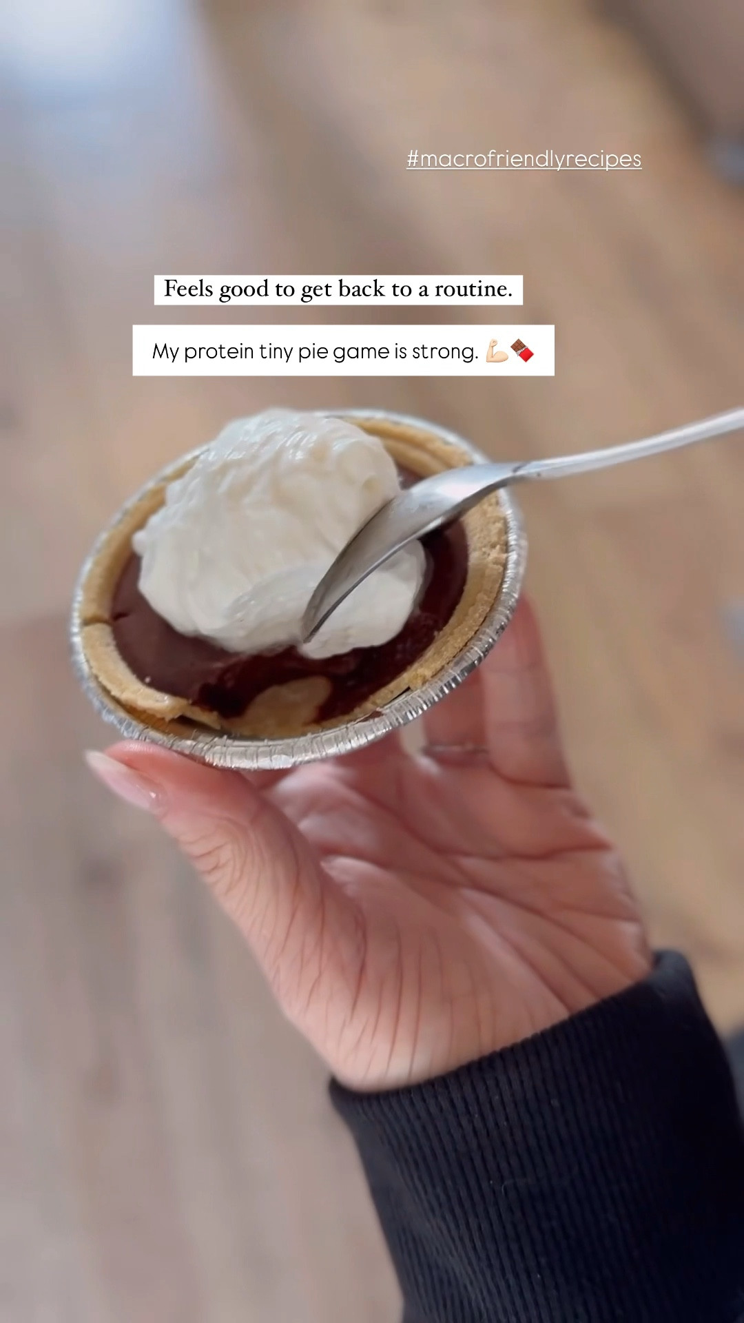 Individual Chocolate Protein pies are my favorite way to stay on track. Blend box of pudding mix and 1 shake in a blender. Add equal amounts of mixture to 6 pie crusts. Using the airfry setting on your oven, airfry on a baking sheet for 7 min. Let cool and refrigerate.

Kitchen finds, macrofriendly, healthy living, blender, kitchen appliances

#LTKWatchNow #LTKFitness #LTKHome