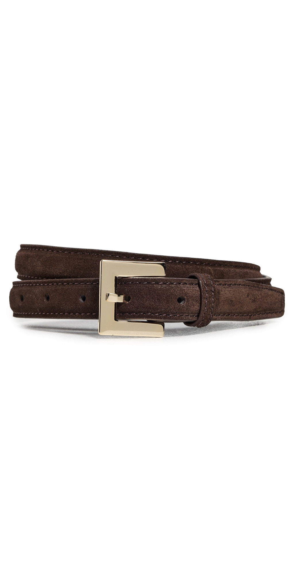 ANINE BING Nicola Belt Dark Brown M/L | Shopbop