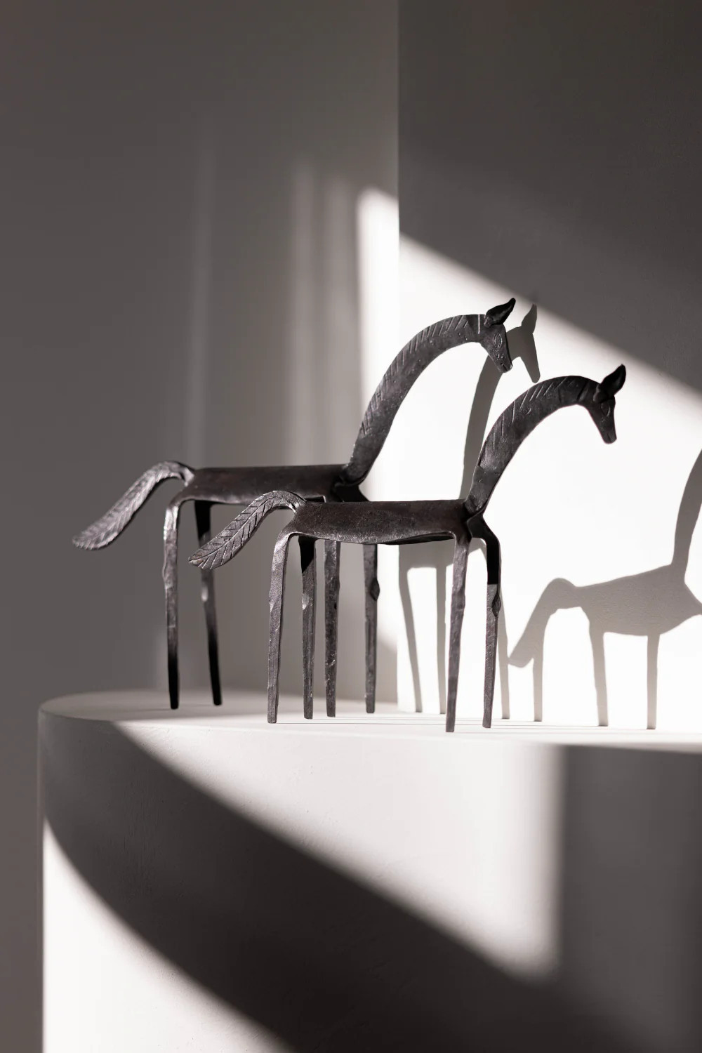 Rust Black Iron Horses | Luxe B Co