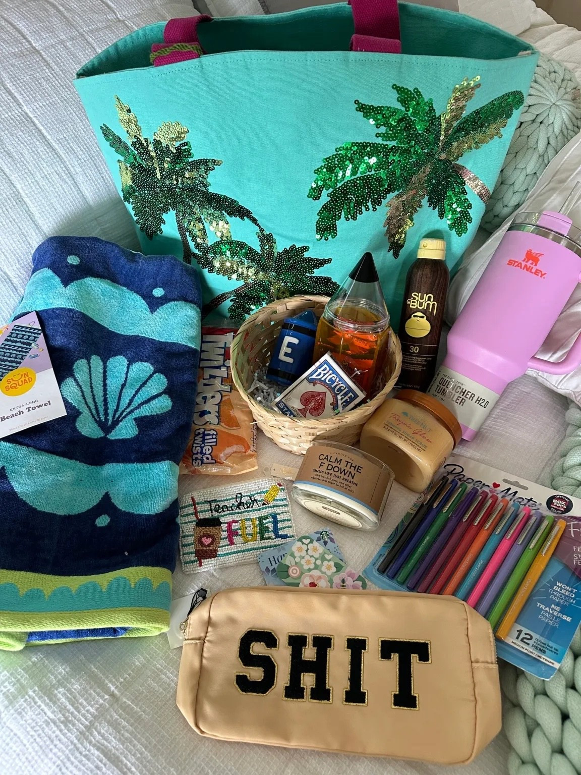 The items not tagged are sold on my blog site! (Gracebeautyandfbombs.com) So you can find the “shit” makeup case, “calm the f down” candle, and teacher fuel seed bag there! I linked the rest as this was a gift I gave my daughter’s teacher for Teacher Appreciation Week a couple years ago!
#teacherappreciationweek #teacherappreciation #teachergiftideas #giftsforher

#LTKmomlife #LTKKids #LTKSeasonal