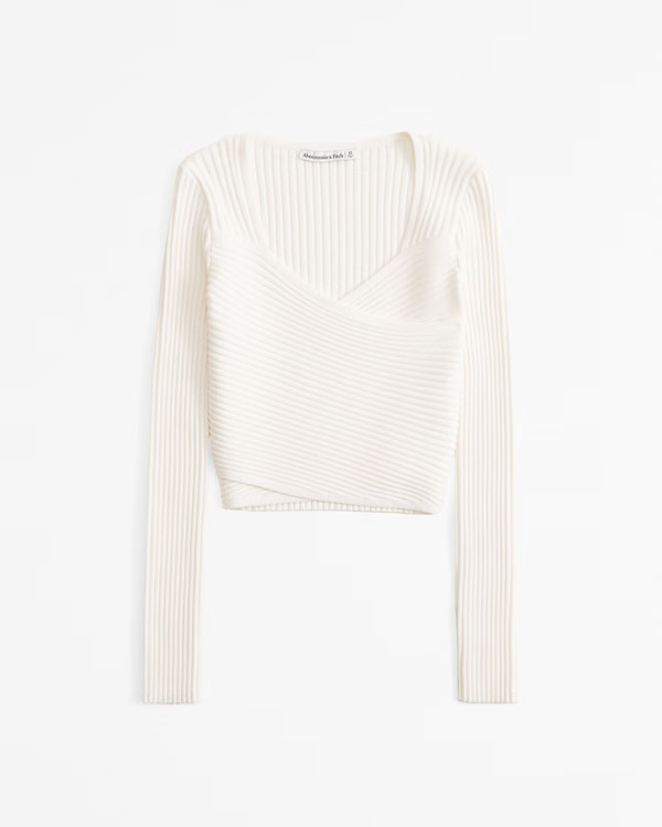 Women's LuxeLoft Slim Wrap Sweater | Women's Tops | Abercrombie.com | Abercrombie & Fitch (US)