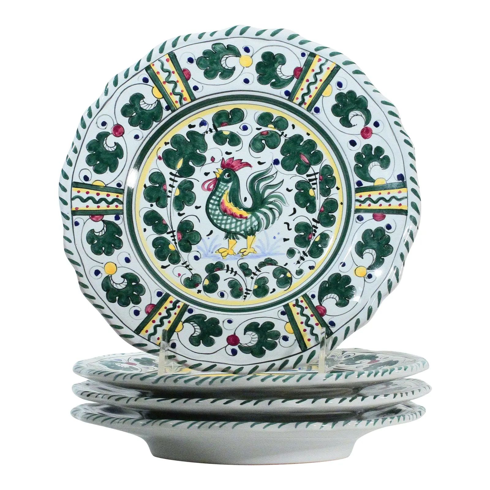 Orvieto Salad Plate, Full Design - Set of 4 | Chairish