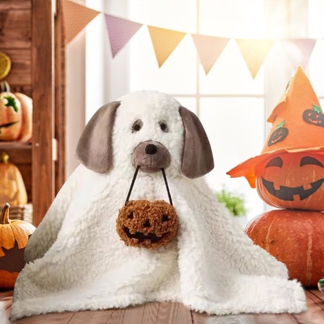 Clearance Vekome Gus The Ghost Pillow, 12 Inch Ghost Plush Toy Halloween Decor, Cute Soft Hallowe... | Walmart (US)