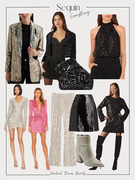 Sequins for the holidays. Love these dresses, pants, skirts, top and shoe options!

#LTKover40 #LTKparties #LTKHoliday