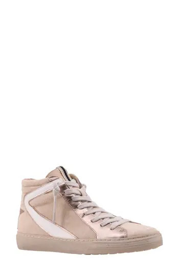 SHUSHOP Rooney High-Top Sneaker in Beige Suede at Nordstrom Rack, Size 7.5 | Nordstrom Rack