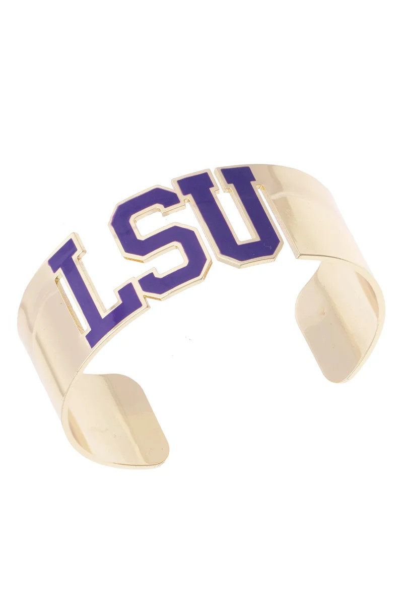 LSU Tigers Varsity Outline Cuff | CANVAS