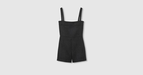 Shetland wool short jumpsuit | Gucci (US)