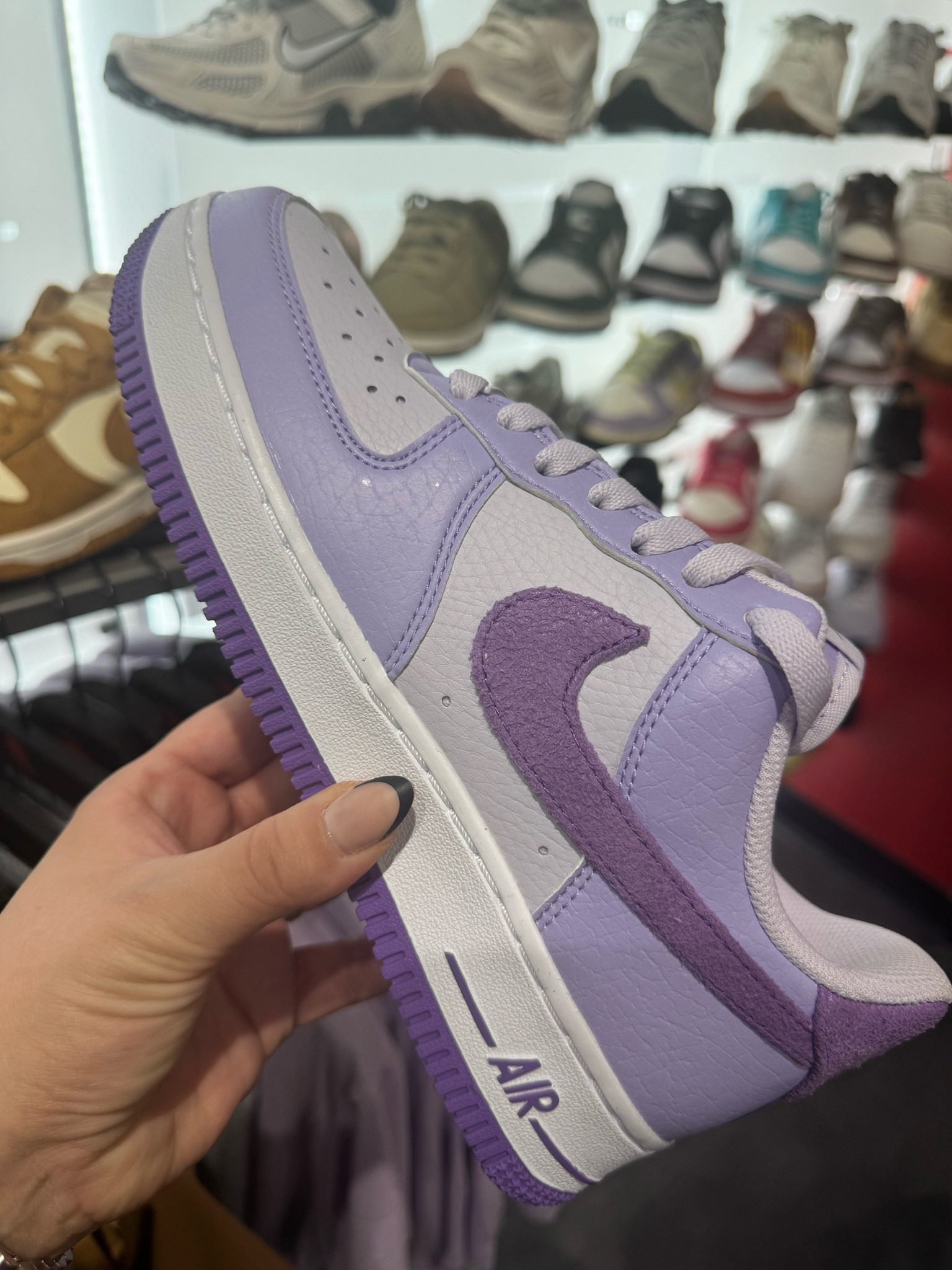 Nike Air Force 
Purple color

#LTKShoeCrush #LTKGiftGuide #LTKStyleTip