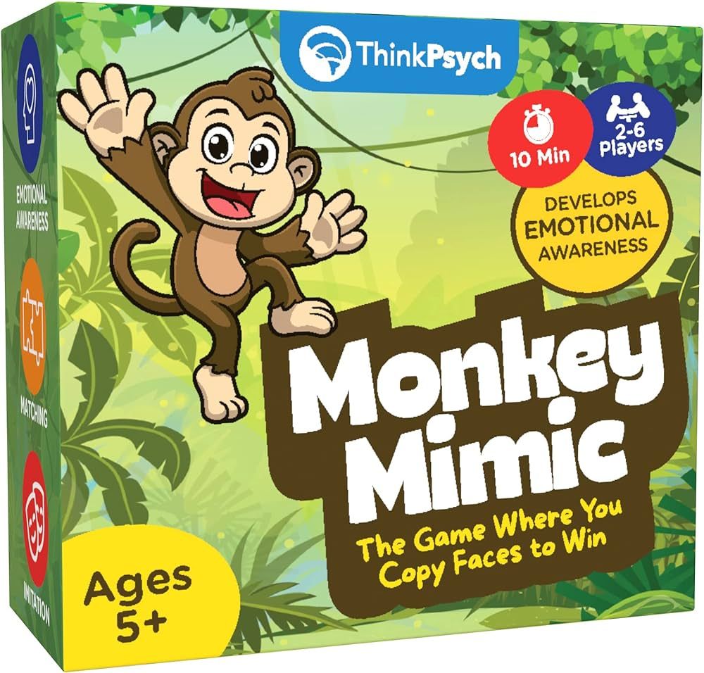 ThinkPsych Monkey Mimic - Copy Faces to Win | Fun & Educational Kids Games | Ages 5+ | Social Emo... | Amazon (US)
