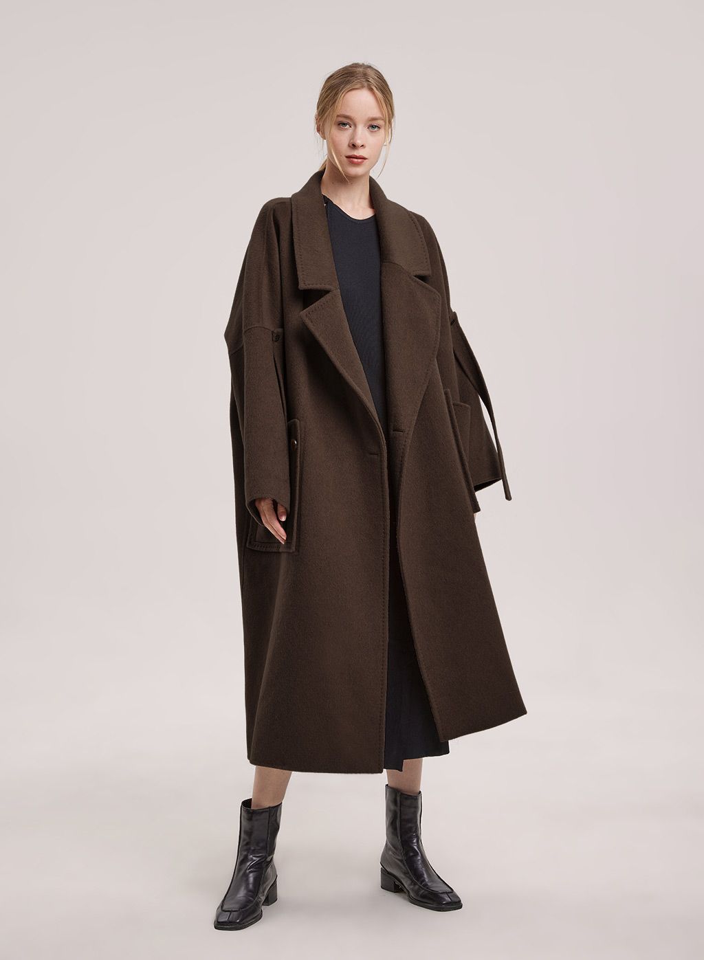 Londyn Shawl Collar Coat | NAP Loungewear