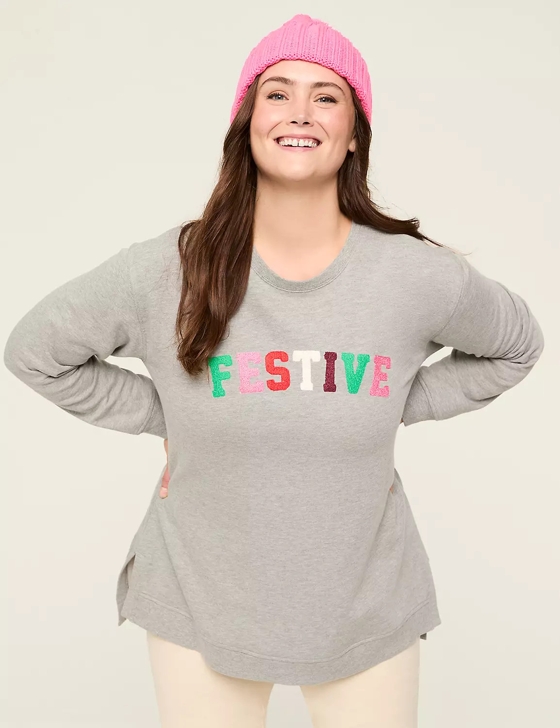 Festive Graphic Sweatshirt | Lane Bryant (US)