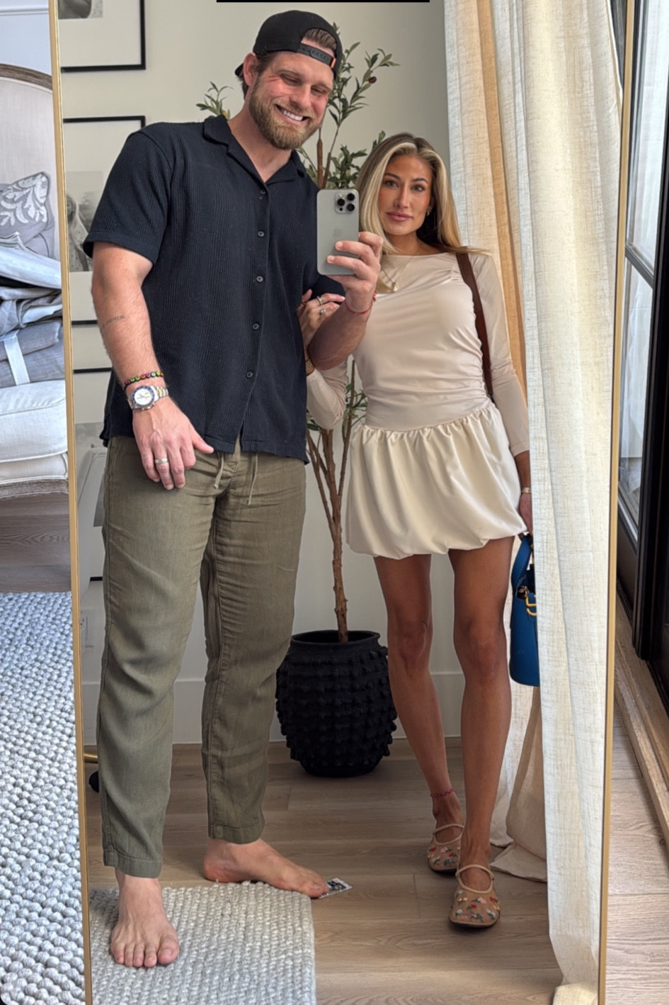 Anniversary Date Night outfit! I got so many compliments on this dress! This would make a cute Valentines Day outfit if you throw in pops of red or pink shoes or a red or pink bag! Runs true to size. 

#LTKFindsUnder50 #LTKStyleTip #LTKSaleAlert