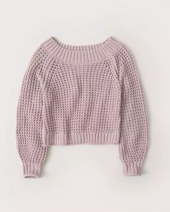 Chenille Slouchy Sweater | Abercrombie & Fitch US & UK