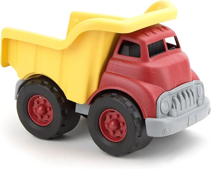 Green Toys Dump Truck in Yellow and Red - BPA Free, Phthalates Free Toys for Gross/Fine Motor Ski... | Amazon (US)
