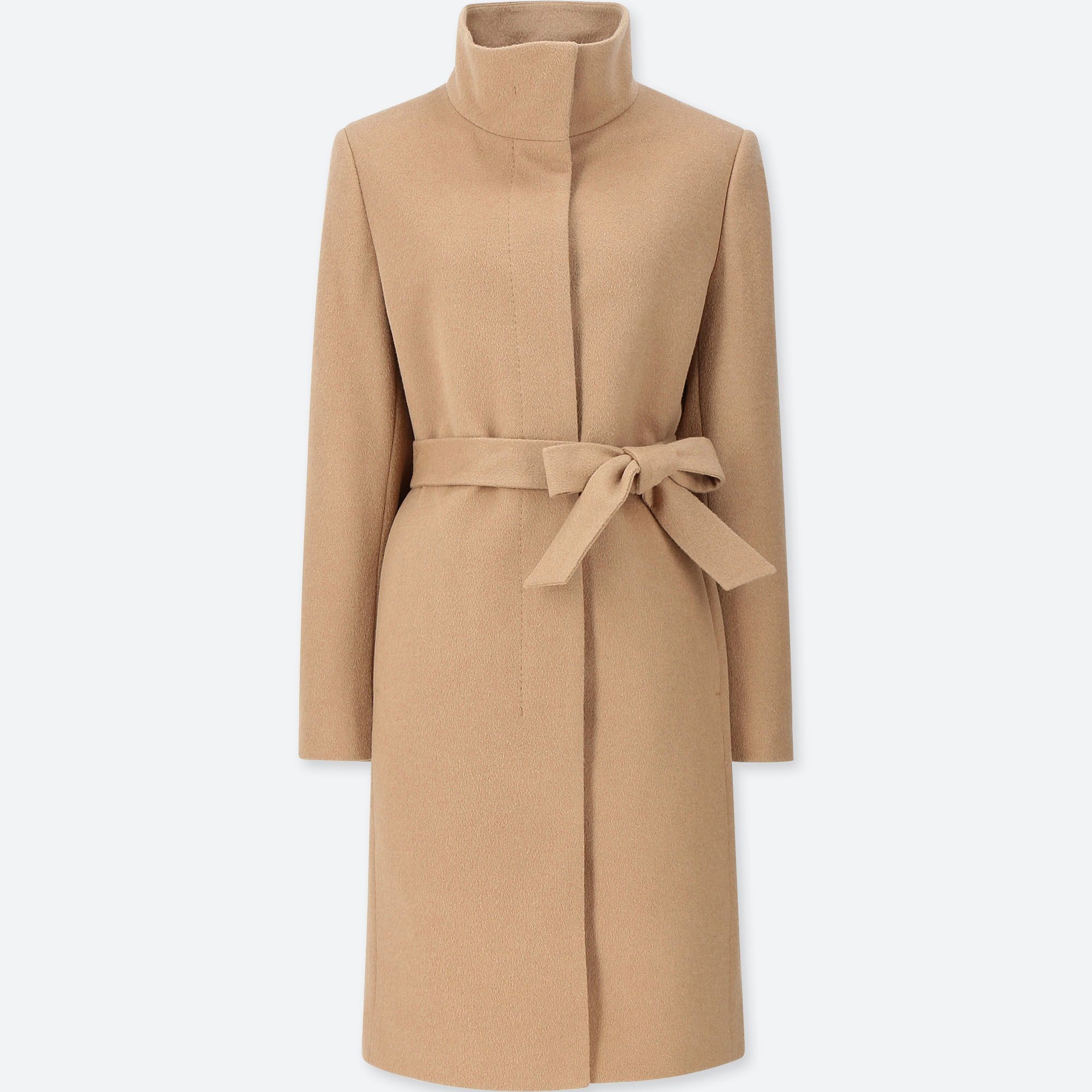 WOMEN CASHMERE BLENDED STAND COLLAR COAT | UNIQLO (US)