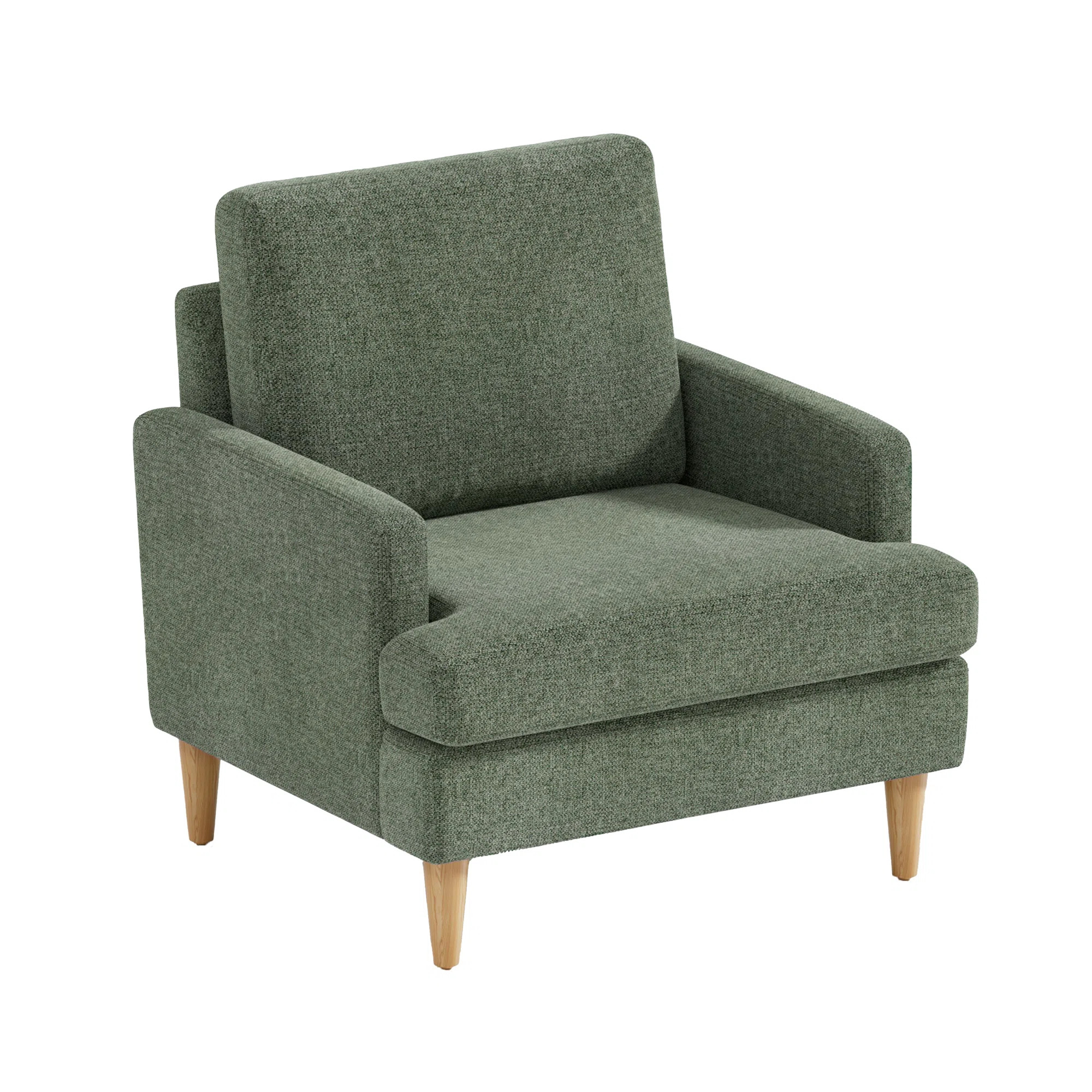 Armchair With Solid Wood Legs | Wayfair North America