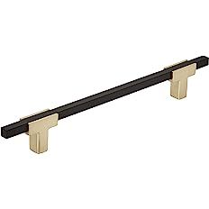 Amerock | Cabinet Pull | Brushed Gold/Matte Black | 6-5/16 inch (160 mm) Center to Center | Urban... | Amazon (US)