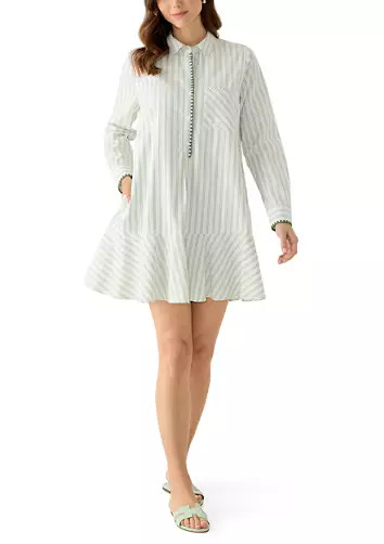 Women's Long Sleeve Mini Shirtdress | Belk