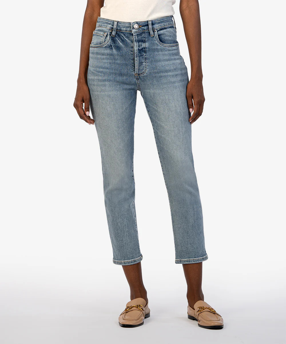 Elizabeth High Rise Crop Straight Leg - Kut from the Kloth | Kut From Kloth