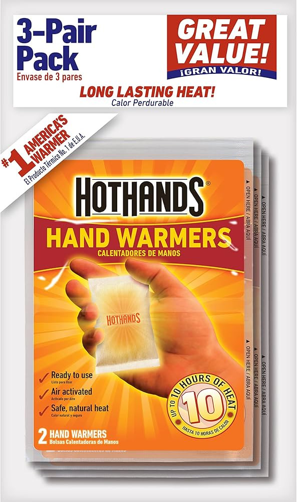 HotHands Hand Warmers - Long Lasting Safe Natural Odorless Air Activated Warmers - Up to 10 Hours... | Amazon (US)