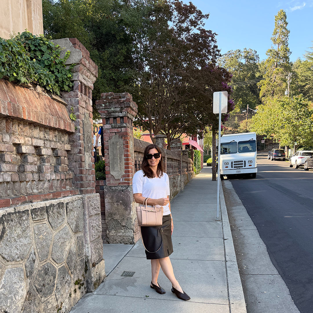 Loving this pencil skirt for fall with these comfy flats. This fall outfit works well in the office and on the weekends. Love! 

 #LTKootd #LTKOver40 #LTKWorkwear